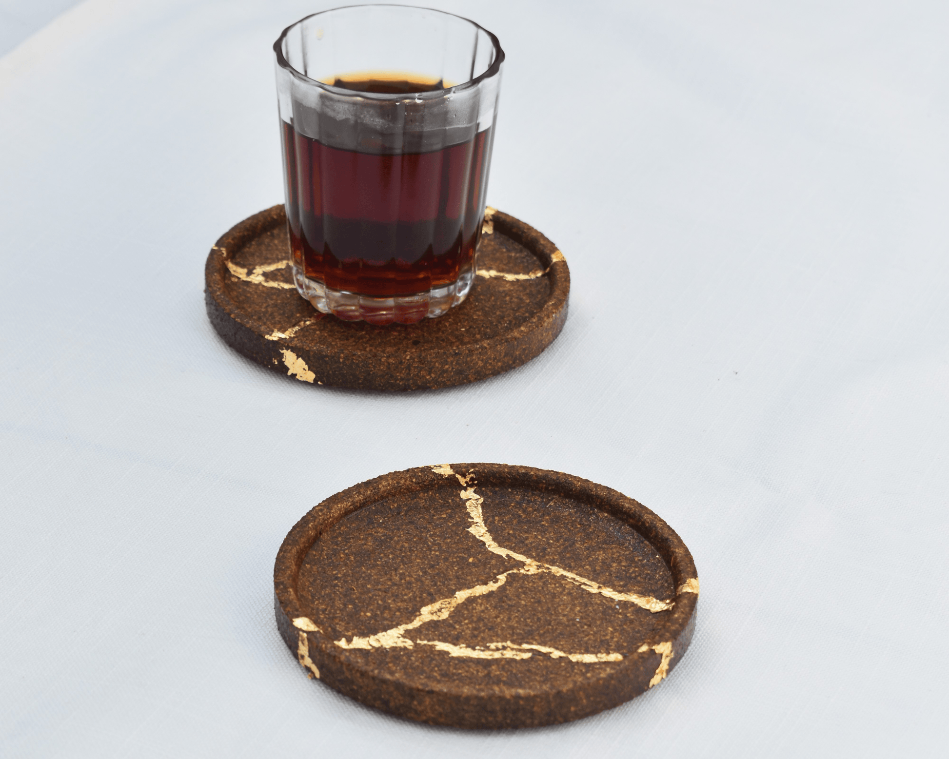 Suvarna Coasters with Tea